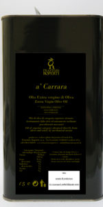 Olio extra vergine di oliva “a Carrara” latta da 3 litri